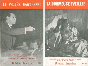 Réalités Littéraire n°23, mars 1949 et n°25, mai 1949.