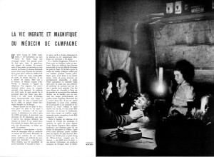 Extrait de reportage sur la vie d'un médecin de campagne - Réalités n°60, janvier 1951.